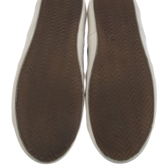 Kate Spade White Leather Sneakers with Green Stripe - Picture 5 of 5